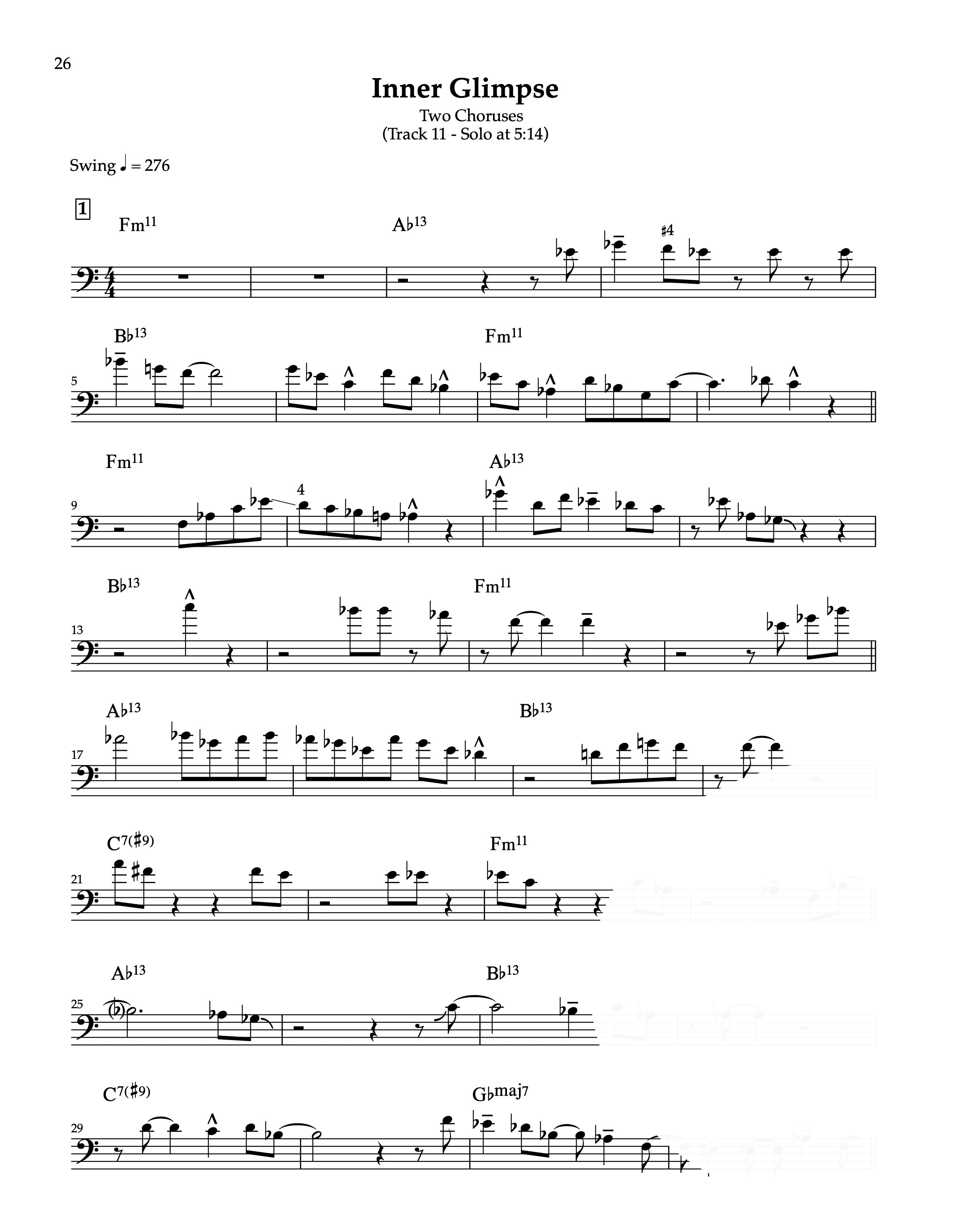 Correlations: Steve Davis’ Improvised Trombone Solos