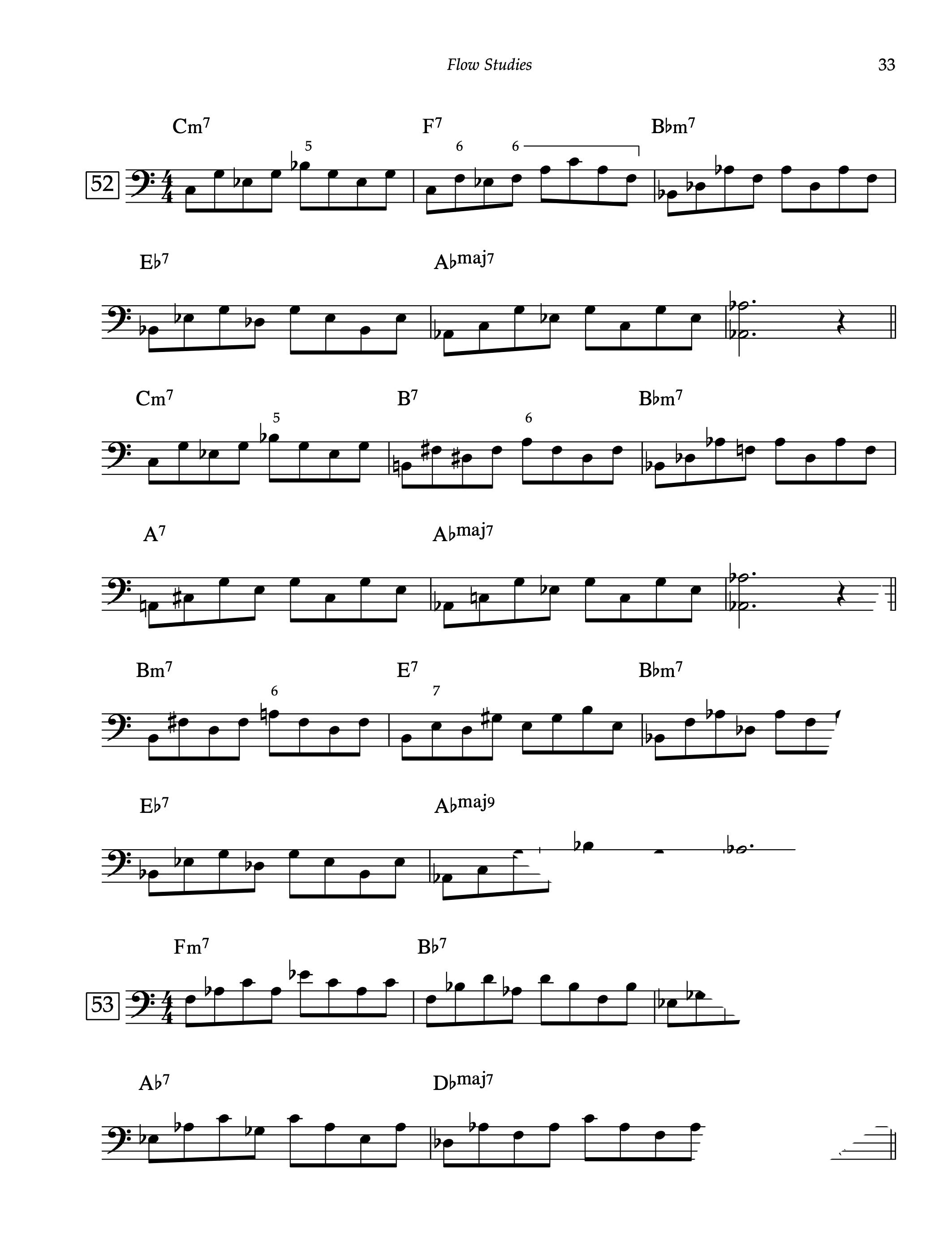 Flow Studies for Tenor Trombone